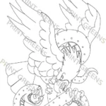 ready T-shirt Designs eagle and snake